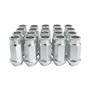 น็อตล้ออะลูมิเนียมอัลลอยด์ D1 SPEC M12*1.5 ขนาด 40 มม. สำหรับเปลี่ยนซ่อม สีเงิน - Product Image 1