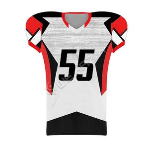 Camiseta y pantalón de fútbol americano para hombre sublimados personalizados, camiseta de fútbol de alto rendimiento que absorbe la humedad - Product Image 2