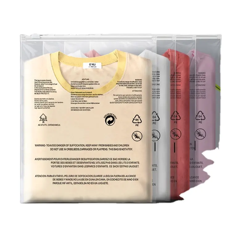 Custom LOGO PVC Plastic jewelry gift bag packaging Make up Sample frosted Zip Lock Bag Storage Package