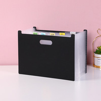 Porte-documents vertical multi-couches A4 en PP, organiseur de documents de bureau, dossier portable