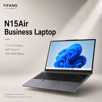 Ordinateur portable professionnel Yifang 15,6 pouces Intel, écran FHD, Type C – Vente en gros usine, design moderne, global