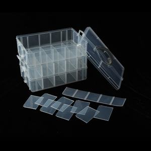 <span class=keywords><strong>กล่อง</strong></span>เก็บของพลาสติกสามชั้นแบบถอดได้พร้อมฝาปิดสำหรับของเล่นเลโก้และเครื่องมือชิ้นส่วนฮาร์ดแวร์ - Product Image 2