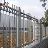 Panneaux de clôture de jardin tubulaires en fer forgé écologiques pour l'extérieur 8x8, design inspiré de la nature, livraison directe d'usine