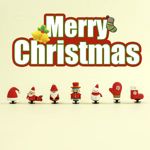 แฟชั่นใหม่3D พีวีซีบอลลูนรูปสุนัขอีโมติคอนน่ารักใช้ในการขนส่งรองเท้าสีสันสดใสสวยงามออกแบบได้ตามต้องการคริสต์มาสฮาโลวีนประดับรองเท้า - Product Image 1