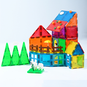 Tuiles magnétiques 3D Magplayer compatibles avec les blocs de style Legoed, accessoires, blocs de construction magnétiques, jouets magnétiques - Product Image 6