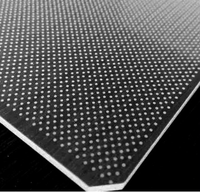 Plaque acrylique PMMA transparente à 97 % de transmission pour panneau lumineux LED, plaque de guidage de lumière à points rétroéclairée par LED (LGP), économie d'énergie, découpe possible