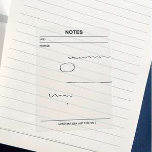 Blocs-notes autocollants transparents et imperméables en PET, 200 feuilles, pour la marquage et la prise de notes dans les écoles et les bureaux - Product Image 3