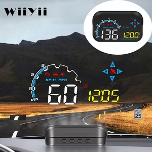 2025 HUD tự động hiển thị <span class=keywords><strong>GPS</strong></span> xe chẩn đoán Đồng hồ tốc độ OBD2 kính chắn gió M20 đầu phổ quát cho tất cả các xe bao gồm nhiệt độ nước - Product Image 2