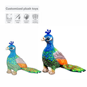 बच्चों के लिए तैयार किए गए नरम नकली तोते पक्षी मासाव ने बच्चों के लिए भरे खिलौने उपहार - Product Image 1