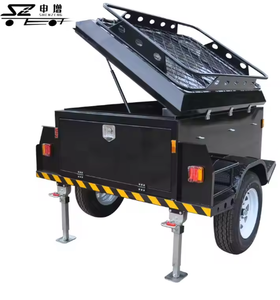 <span class=keywords><strong>500kg</strong></span> Multifonction En Acier Mini Utilitaire Cargo Voyage Voiture <span class=keywords><strong>Remorque</strong></span> Avec Frein Électrique - Product Image 3