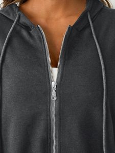 New Style Women's Crop <b>Top</b> Hoodies Custom Printed Front Logo Eco-Friendly Windproof Customized Color Premium Quality OEM Service - Product Image 5