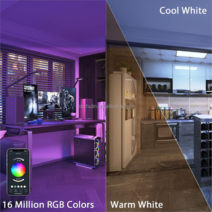 Ampoule LED Intelligente E27 RVBW à Intensité Variable Tuya APP pour Alexa <span class=keywords><strong>Google</strong></span> Assistant A19 9W pour Décoration de Maison Connectée - Product Image 4