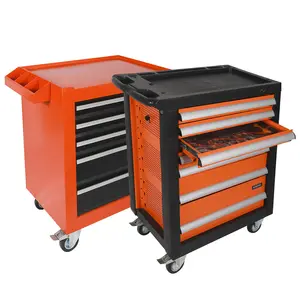 KSEIBI Tool Cabinet Tool Box With Universal Wheels 7 Drawer