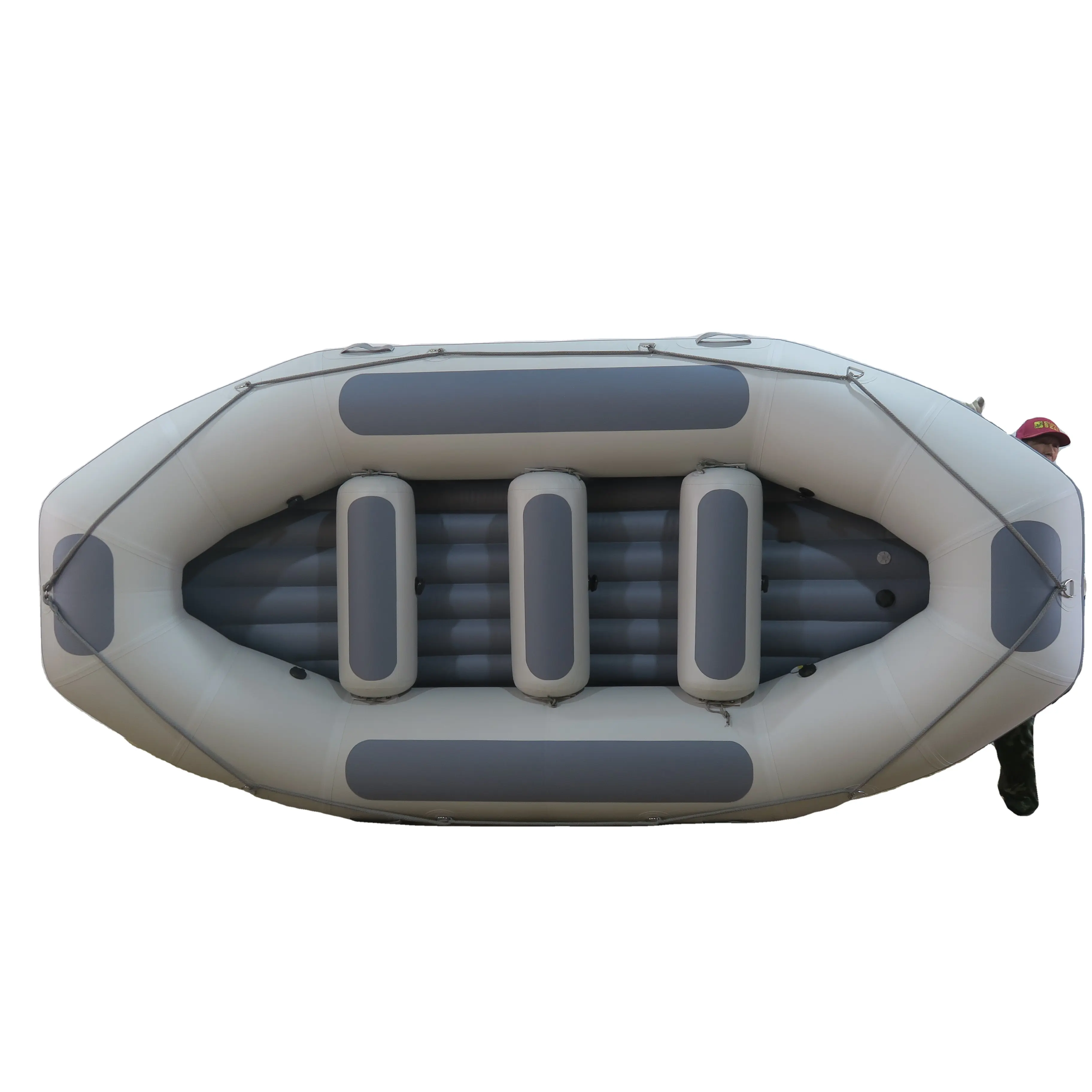 Barco de rafting inflável em PVC de alta qualidade 2024 3.6m!