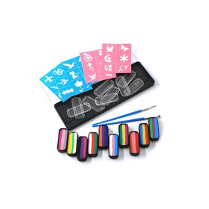 <span class=keywords><strong>Peinture</strong></span> corporelle pour spectacles de voitures, 3 couleurs, spécialisée, pour les fans de football, <span class=keywords><strong>peinture</strong></span> corporelle pour les spectacles sur scène, maquillage féminin - Product Image 6