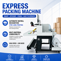 Machine d'emballage automatique pour le commerce électronique, machine d'emballage de sacs de coursier pour entrepôt, machine de scellage automatique de colis express pour l'industrie logistique