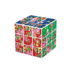 Tùy Chỉnh UV In Hoa Mẫu Đơn Ma Thuật <span class=keywords><strong>Cube</strong></span> <span class=keywords><strong>5.6</strong></span> Cm Trẻ em' Quà Tặng Năm Mới Khuyến Mại Câu Đố Cubes - Product Image 1
