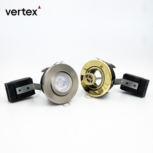 Có thể điều chỉnh lửa đánh giá Downlight sắt IP20 Dali Dimmer thay đổi độ sáng lõm tại chỗ xuống ánh sáng trimless Trần <span class=keywords><strong>GU10</strong></span> <span class=keywords><strong>Led</strong></span> Downlight - Product Image 3