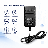 Prix d'usine, adaptateur secteur 9V 1A 9W AC DC, alimentation à découpage avec connecteurs DC interchangeables pour lampe de table LED