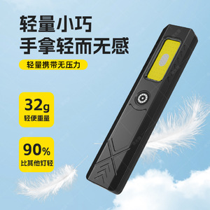 ไฟ LED ทำงานแบบพกพาขนาดเล็ก 32 กรัม แบตเตอรี่แบบชาร์จไฟได้ ไฟหน้าสำหรับตั้งแคมป์กลางแจ้งพร้อมคุณสมบัติหรี่แสงได้ - Product Image 3