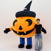 Costumes gonflables de mascotte citrouille de dessin animé pour Halloween, pour défilés, cosplay et divertissement, tenue de fête citrouille