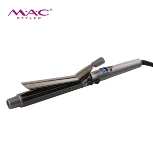 Professional New Design Black Private Label Curling Iron 26mm 32mm Size LCD Big Wave Barrel Curls Hair Curler
