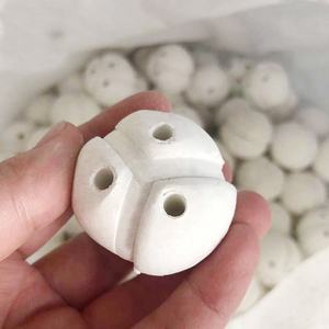 하이 퀄리티 알루미나 세라믹 볼 산업용 촉매 캐리어 중공 다공성 비드 - Product Image 5