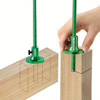 Outil de marquage à lame métrique et impériale, marqueur multifonctionnel pour le traçage de lignes parallèles et la marquage de positions de tenons en bois