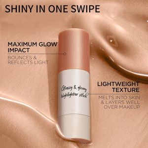 <span class=keywords><strong>Stick</strong></span> de fard à joues de maquillage pour le visage sans cruauté Crème minérale végétalienne lisse Contour Bronzer Galssy Glowy Highlighter <span class=keywords><strong>Stick</strong></span>