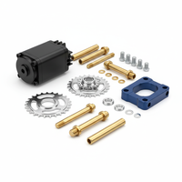 Kit de conversion de vélo électrique en aluminium usiné CNC sur mesure de haute précision, accessoires pour supports et pièces de moteur de vélo électrique