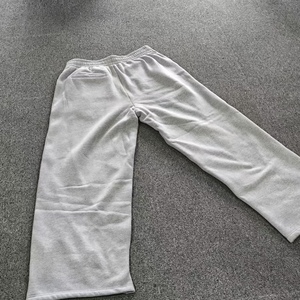 Grey <strong>White</strong> Stripe Plain Embroidery <strong>Jogger</strong> Double Pocket Baggy Sports <strong>Jogger</strong> French Terry Straight Leg <strong>Jogger</strong> - Product Image 4