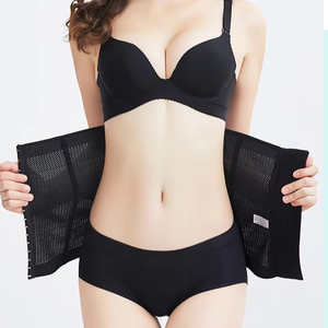 # S308 <span class=keywords><strong>Faja</strong></span> de Fitness personalizada de fábrica para <span class=keywords><strong>mujer</strong></span>, <span class=keywords><strong>faja</strong></span> de cintura con control firme, moldeador de cuerpo, corsés de entrenamiento de gimnasio para adelgazar el vientre - Product Image 2