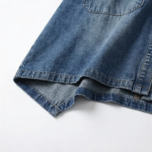 Chaqueta vaquera informal holgada para <span class=keywords><strong>mujer</strong></span> Wangsheng, <span class=keywords><strong>abrigo</strong></span> con cuello en V y botones, con bolsillos, ropa exterior cómoda de talla grande - Product Image 4