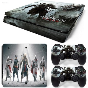 Gepaide PS4 Mỏng Bảo Vệ Màn Hình Thời Trang Cá Tính Phim Hoạt Hình Thiết Kế 9H Độ Cứng Xử Lý Bảo Vệ Trò Chơi Máy Da Sticker - Product Image 1