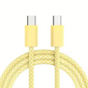 Wholesale Prices 1m <b>Type</b> <b>C</b> <b>to</b> <b>Type</b> <b>C</b> <b>Cable</b> 60w Fast Charging <b>Cable</b> Nylon Usb <b>C</b> <b>Cable</b> - Product Image 2