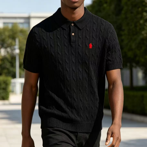 Pull-over en tricot élégant et décontracté pour femme <span class=keywords><strong>Ralf</strong></span>, col polo en laine et cachemire personnalisé avec décoration boutonnée pour l'automne Laurla - Product Image 1