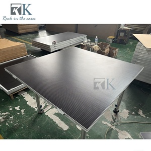 เวทีแบบแพลตฟอร์มน้ำหนักเบาพร้อมกล่องเก็บของ ระบบล็อคพื้นเวทีกันลื่น - Product Image 4