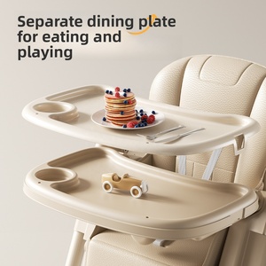 <span class=keywords><strong>Chaise</strong></span> haute multifonctionnelle pour bébé Three Little Fish, <span class=keywords><strong>chaise</strong></span> de repas réglable en hauteur, pliable et inclinable pour nourrissons - Product Image 4