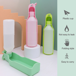 Taza de agua portátil para mascotas, botella de agua plegable para perro, alimentador de agua potable para perro al aire libre, venta al por mayor de fábrica - Product Image 2