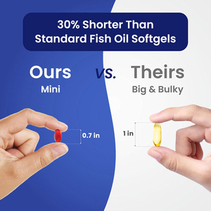 น้ำมันปลาโอเมก้า 3 และอีพีเอและดีเอชเอ คุณภาพสูง สำหรับแบรนด์ส่วนตัว ช่วยบำรุงหัวใจ สมอง การมองเห็น ภูมิคุ้มกัน ความจำ และสมาธิ ชนิดซอฟเจล - Product Image 2