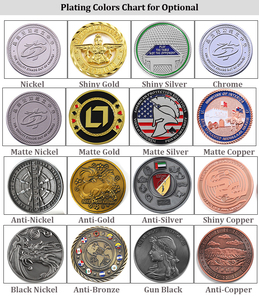 Miễn Phí Mẫu Brass Vàng Bạc Mạ Kỷ Niệm Tiền Xu Men Lưu Niệm Tùy Chỉnh Đồng Xu Kim Loại Hợp Kim 3D Sưu Tập Thách Thức Đồng Xu - Product Image 4