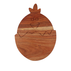 Tabla de cortar de madera con forma de huevo, bloque de cortar, bandeja para servir, decoración navideña, 1.5 cm de grosor, SON TRA CRAFT - Product Image 1