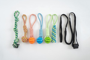 Juguete elástico <span class=keywords><strong>de</strong></span> cuerda para perros, tipo tira y afloja, con cuerda reemplazable y pelota para masticar, interactivo, para colgar al aire libre, para perros medianos y grandes. - Product Image 5