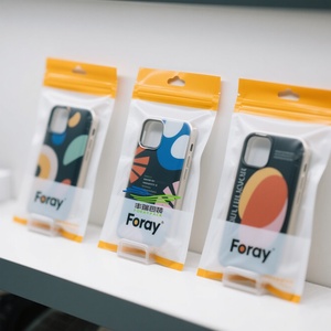 Ba Bên Niêm Phong Nhựa Điện Thoại Di Động Vỏ Bao Bì Túi Với Logo Riêng Điện Thoại Trường Hợp Niêm Phong Gói Túi Với Cửa Sổ - Product Image 1