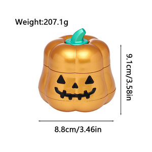 <span class=keywords><strong>Shiru</strong></span> nouveauté Halloween citrouille en forme d'alliage de zinc moderne broyeur d'herbes FT-16293 - Product Image 3