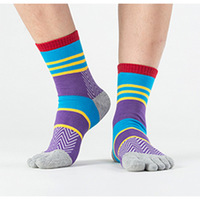 En gros Personnalisé De Haute Qualité Athlétique Sport Cinq Toe Low Cut Cheville Chaussettes de Course