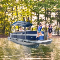 Nouveau bateau ponton en aluminium 5083 de 27 pieds avec coque de 3,0 mm - Bateau touristique en fibre de verre à essence de 5 à 10 m, construction marine certifiée CE