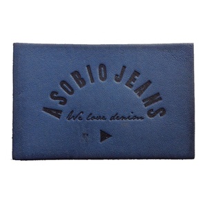 Custom Personalized Embossed Logo <strong>Jeans</strong> Genuine Leather Patch Leather <strong>Label</strong> and Tags for Garment Bags Shoes Top OEM Customized - Product Image 5