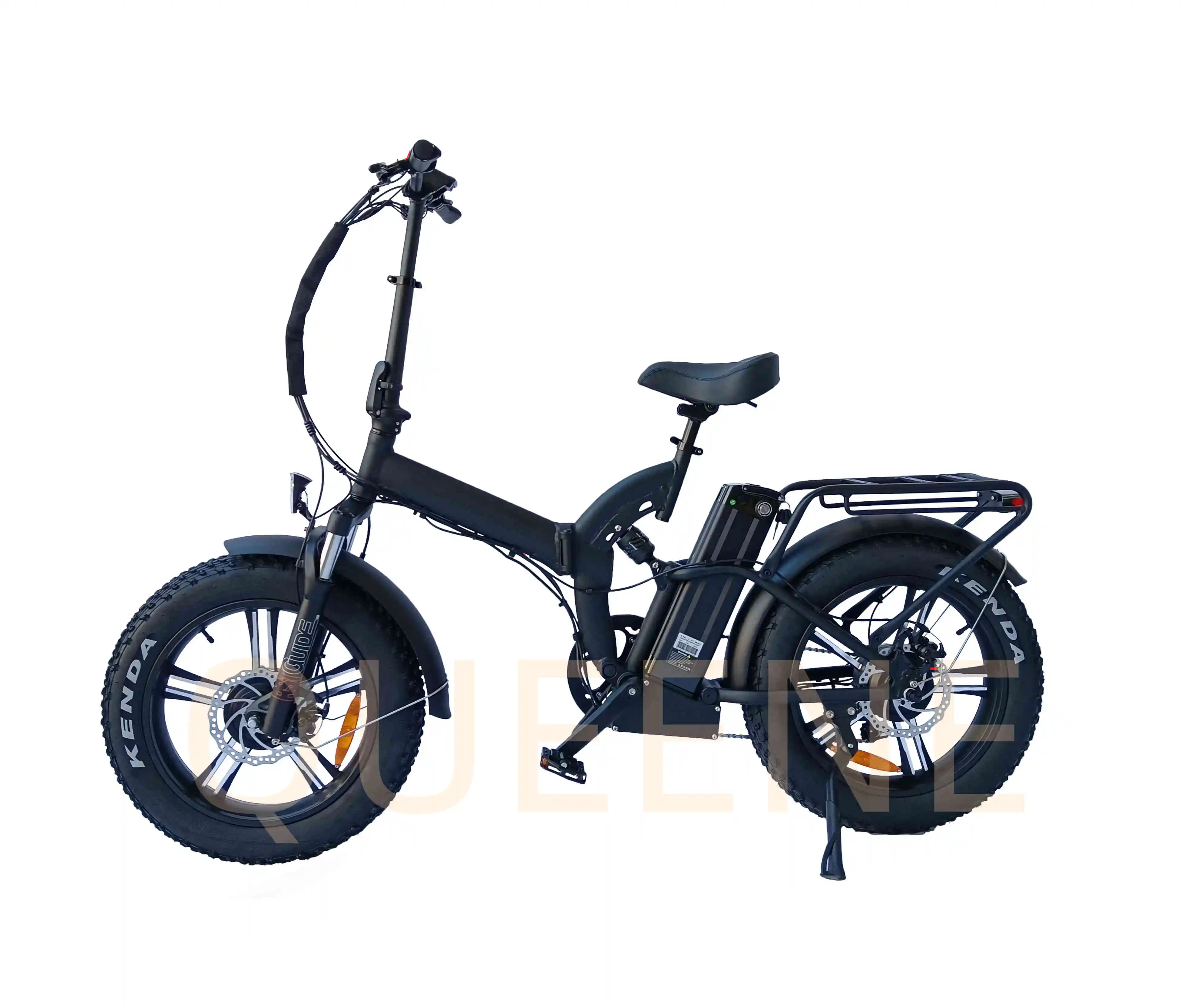 Queene/Full Suspension Dual Motor Electric Bike Fat 750W E Roller Moped Motor 45km/H Snow Electric Bicycle