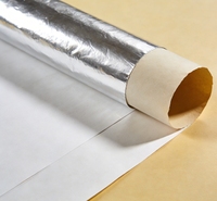 Rouleau de papier enduit d'aluminium imperméable pour l'emballage de snacks, chocolats et cosmétiques
